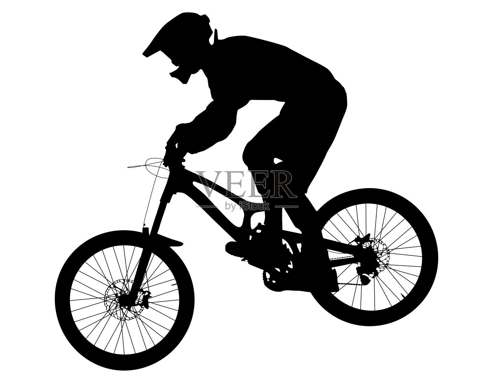 骑自行车的人设计元素图片