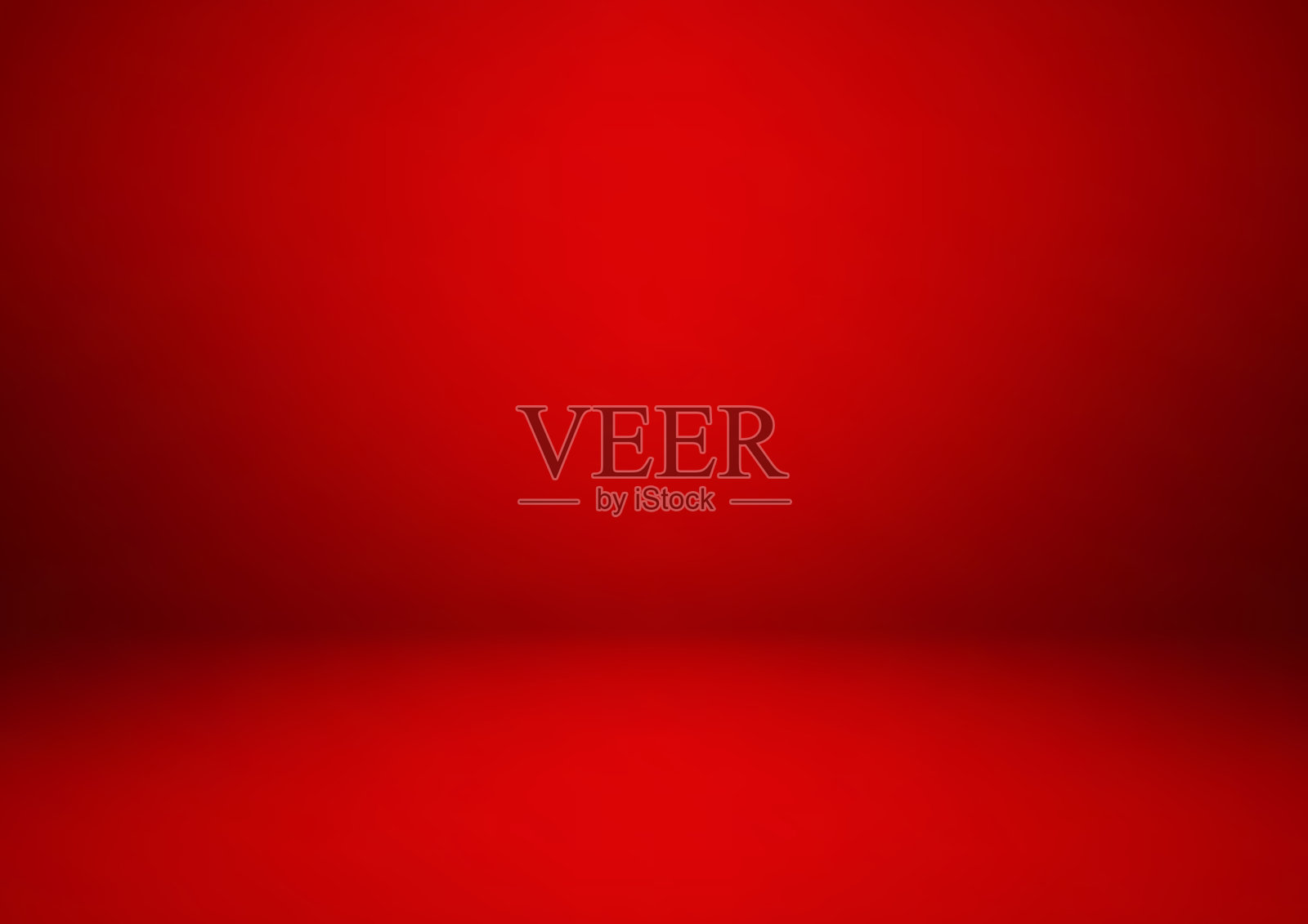 空的红色工作室，用作背景展示您的产品插画图片素材