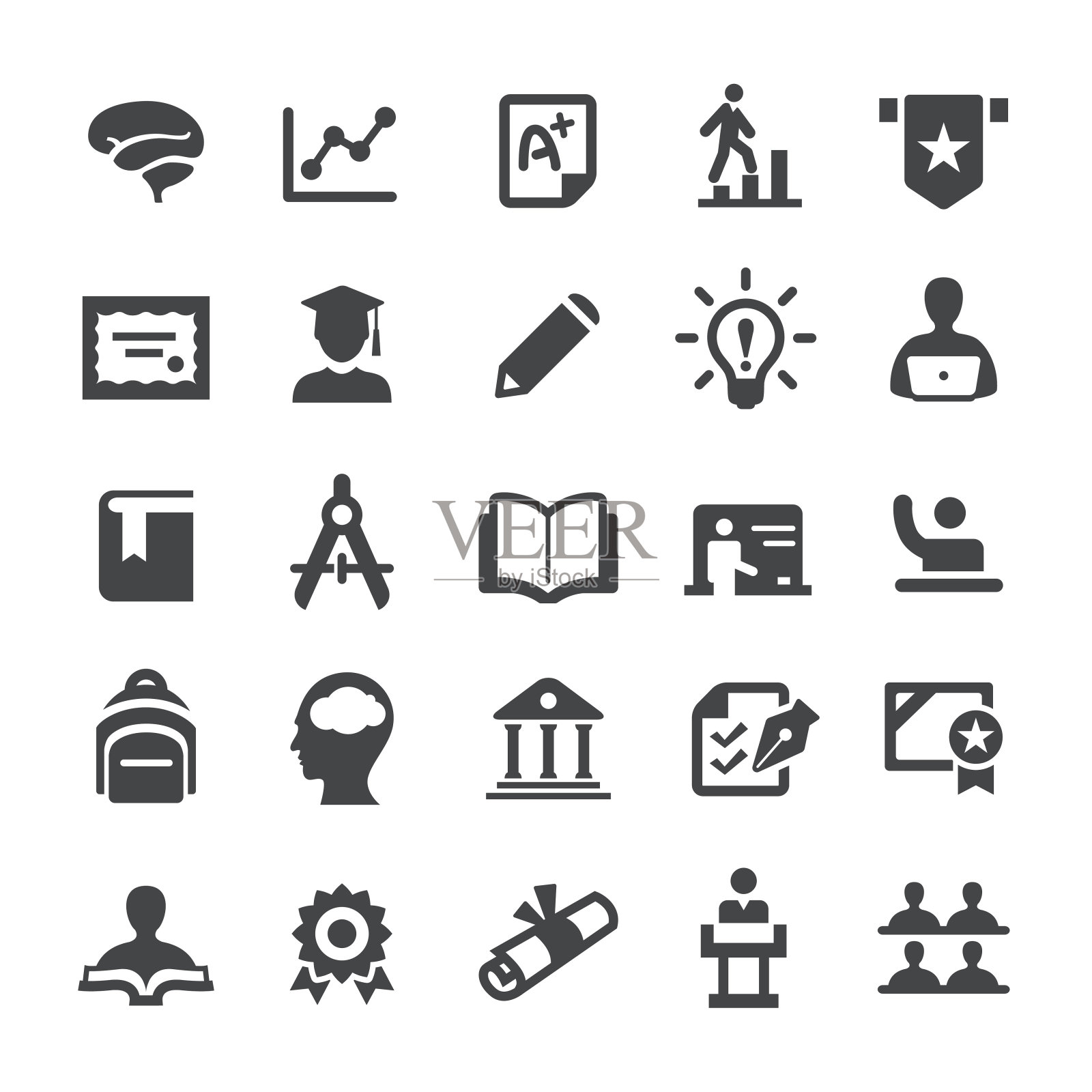 Higher Education Icons - Smart Series设计元素图片