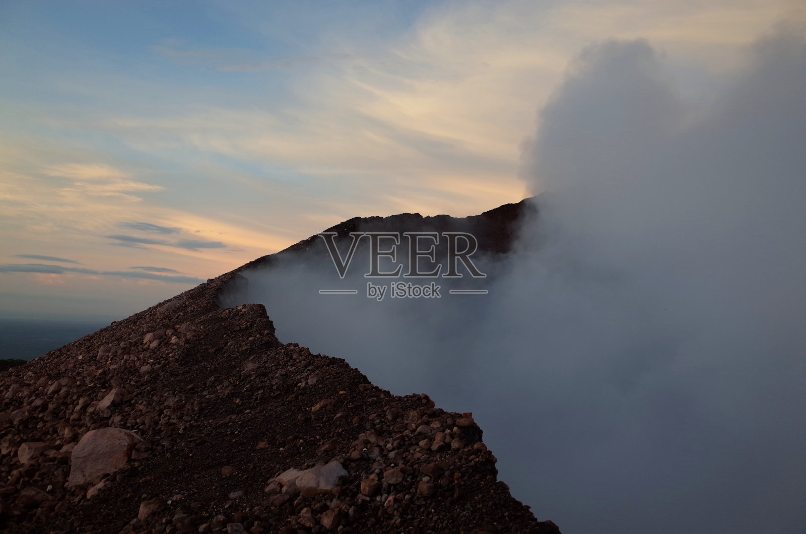 Volcan Telica，尼加拉瓜照片摄影图片