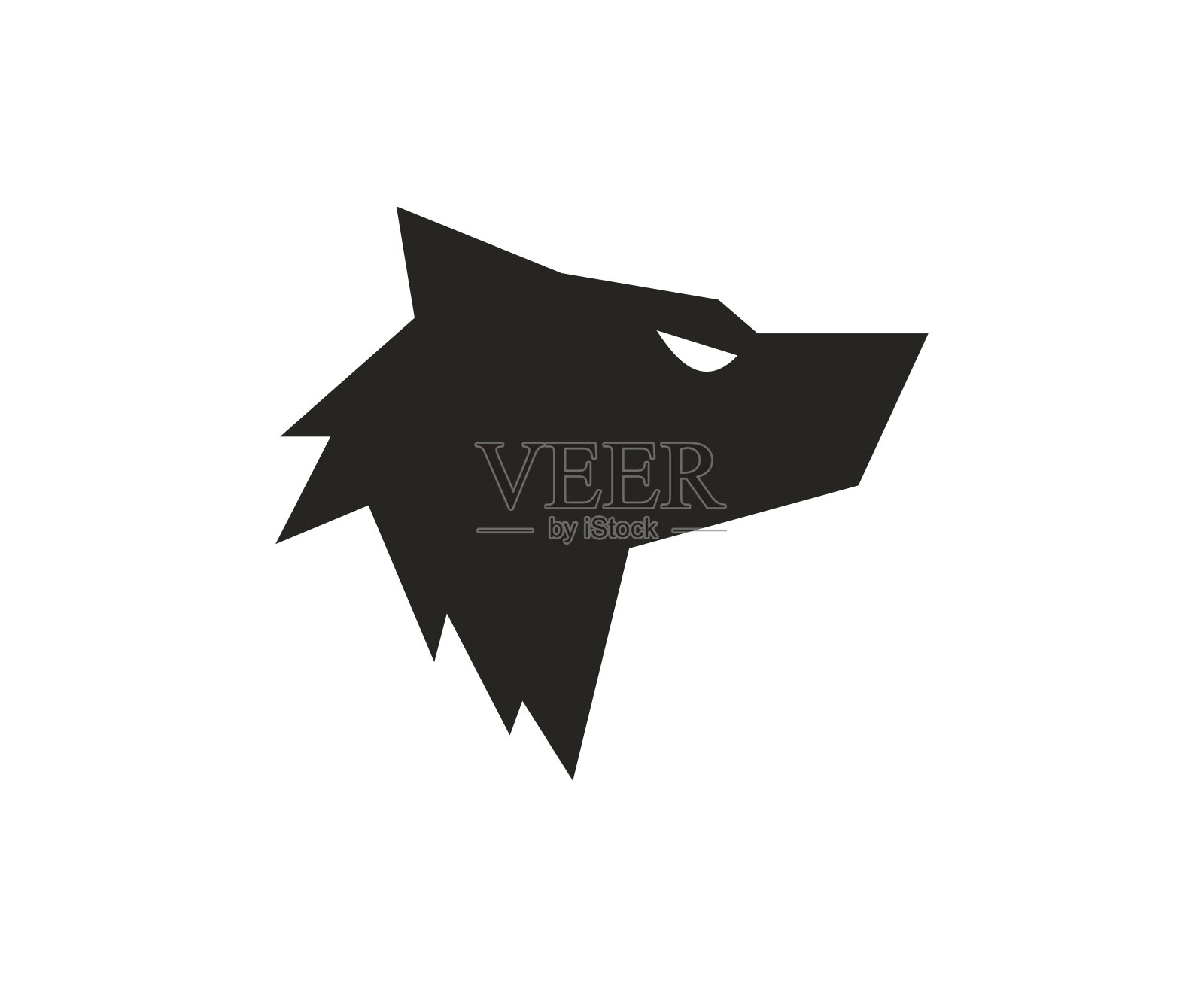 狼的图标设计元素图片