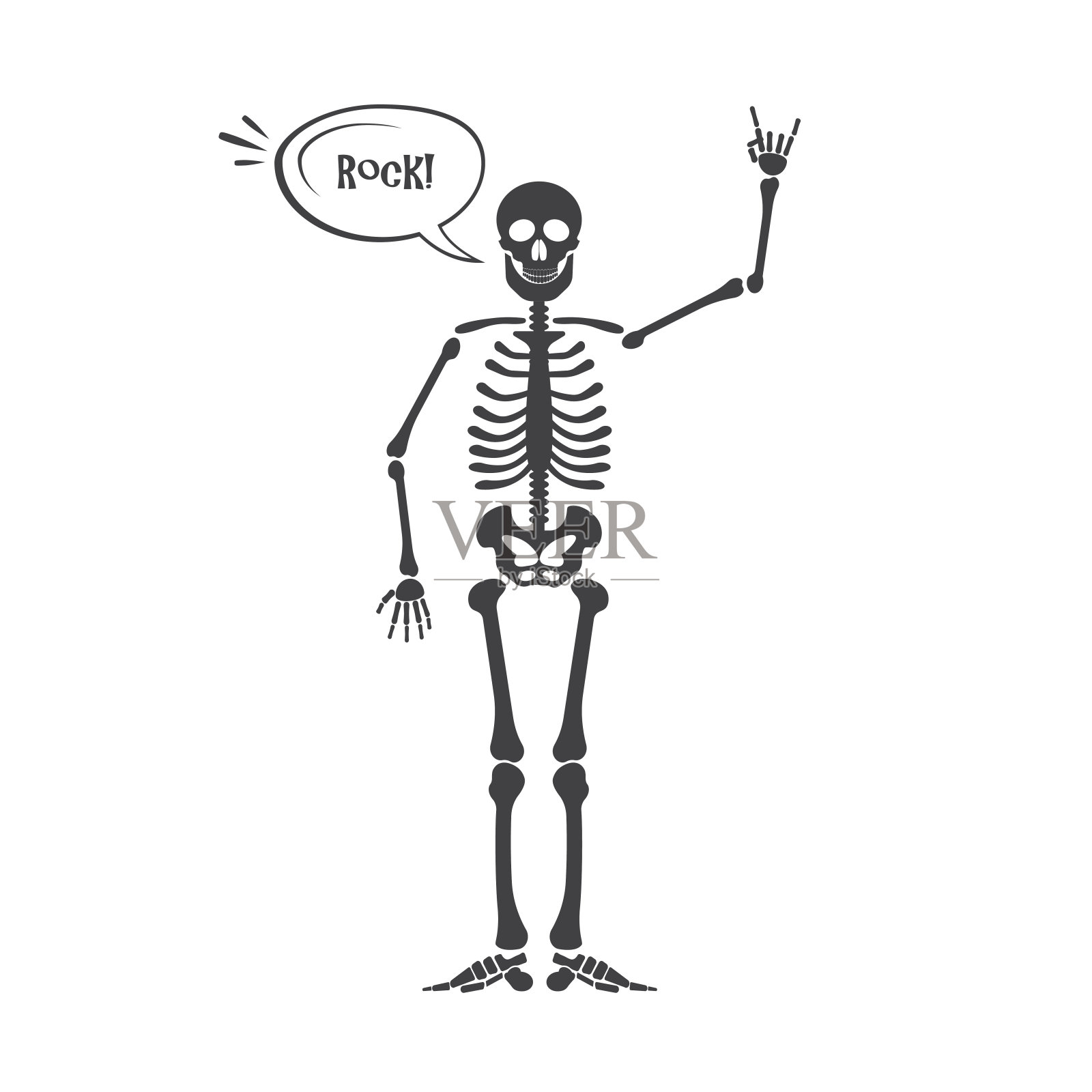 骨架人体解剖学。设计元素图片