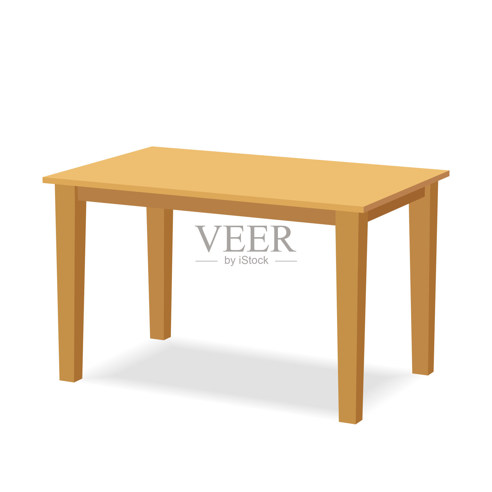 木制的桌子设计元素图片