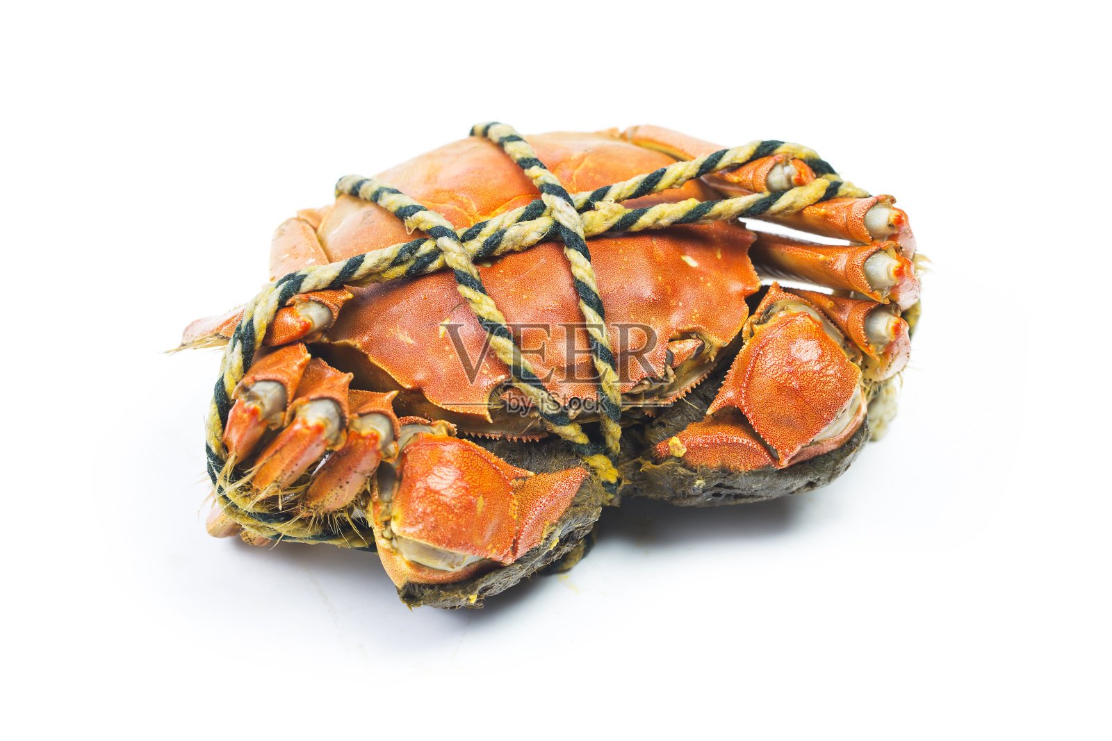 蒸上海大闸蟹，中国菜照片摄影图片
