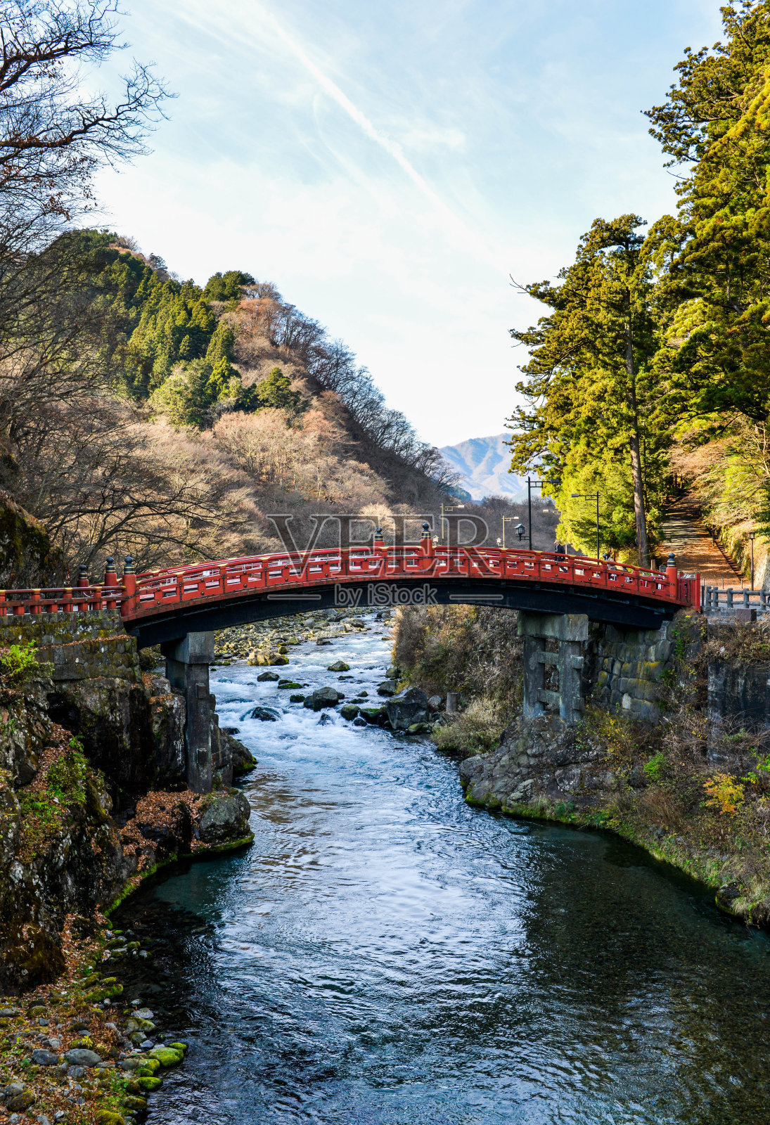 日本日光的新桥照片摄影图片