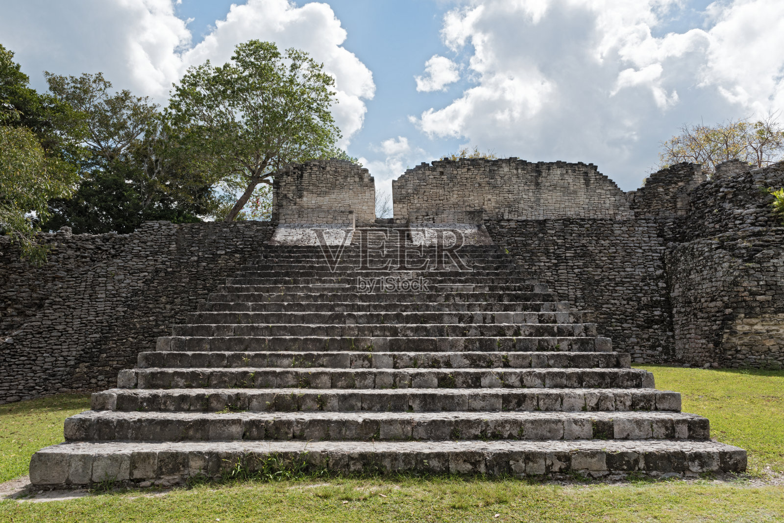 墨西哥的古玛雅城市遗迹照片摄影图片