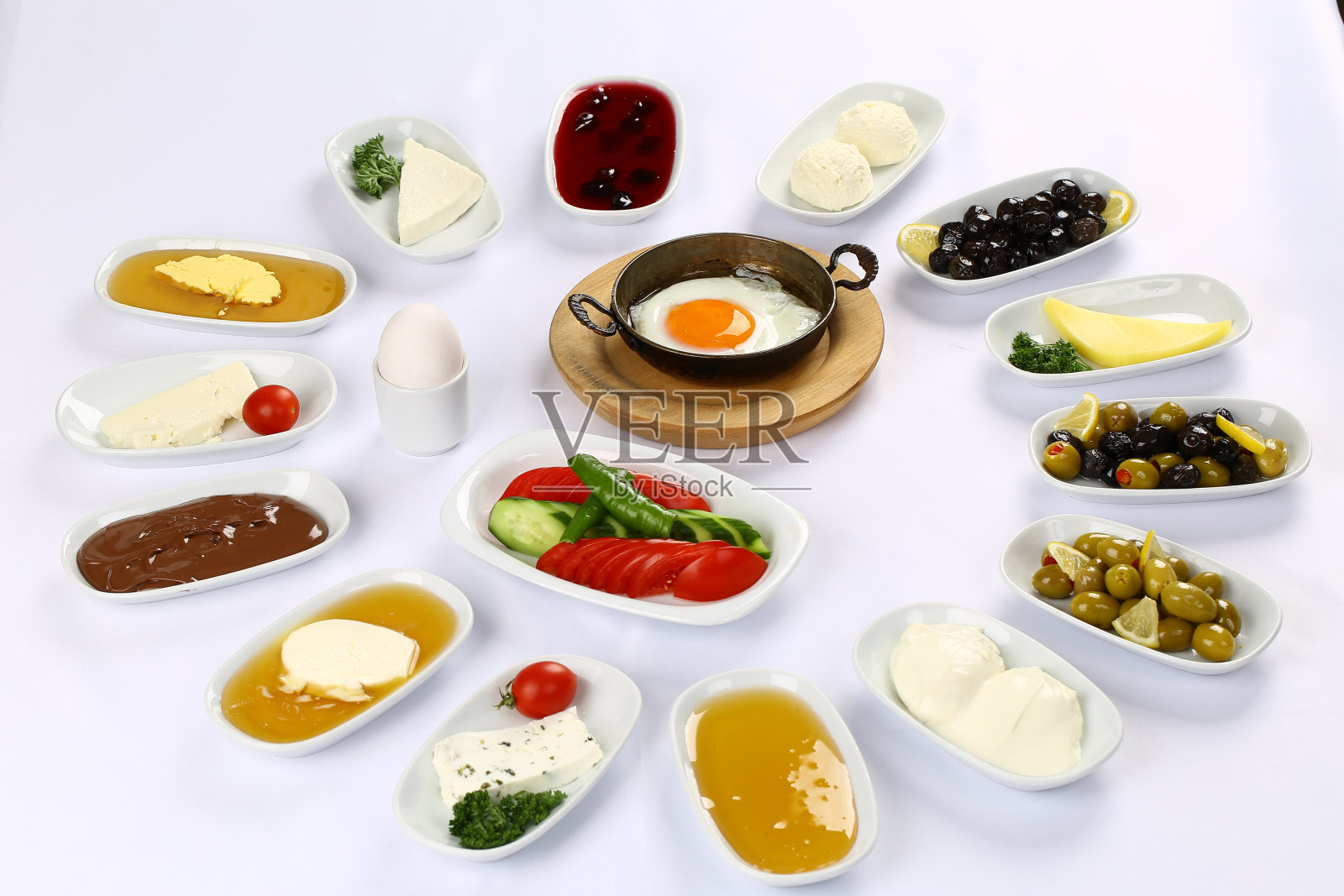 土耳其早餐照片摄影图片