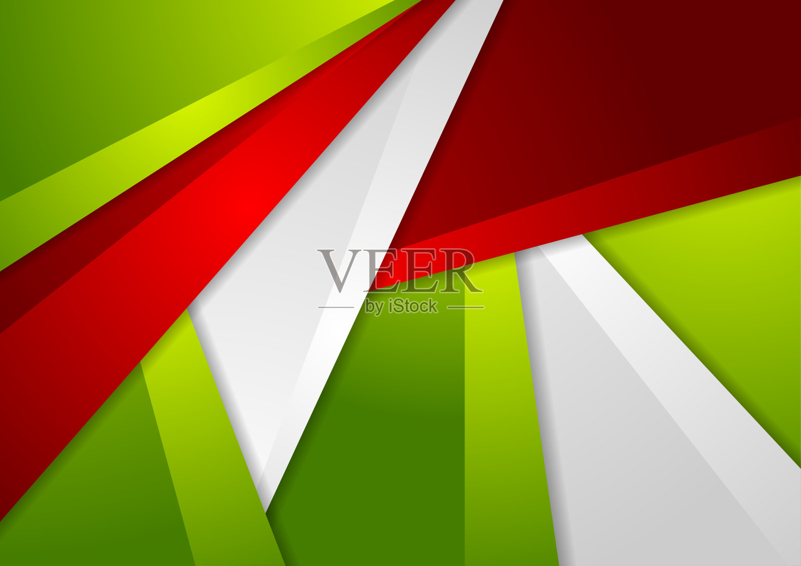 绿色和红色抽象的企业材料背景插画图片素材