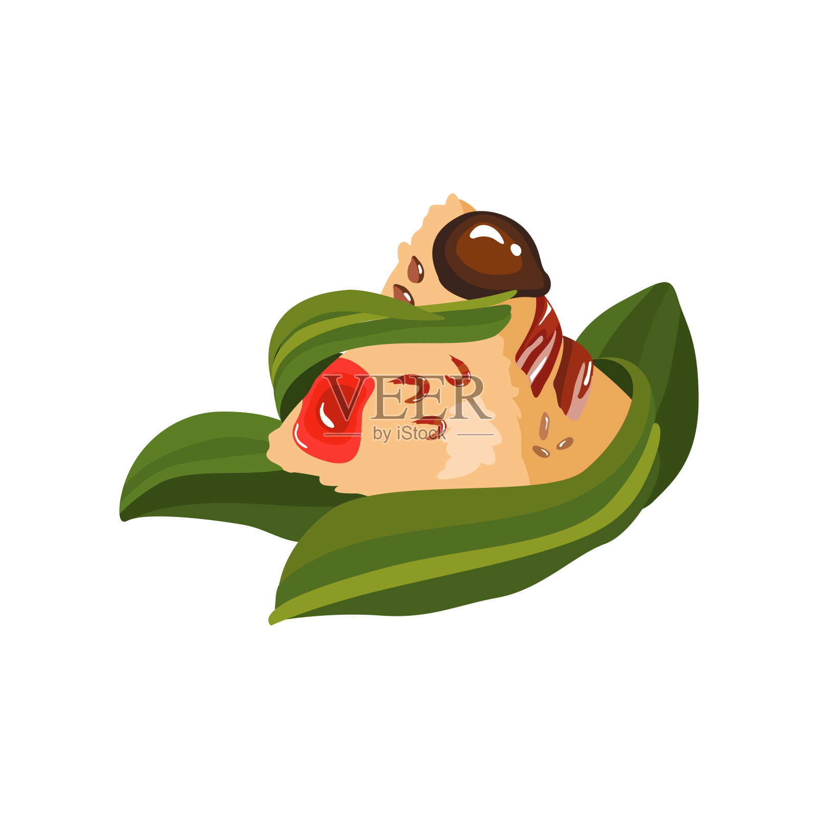 中国粽子(粽子)插画图片素材