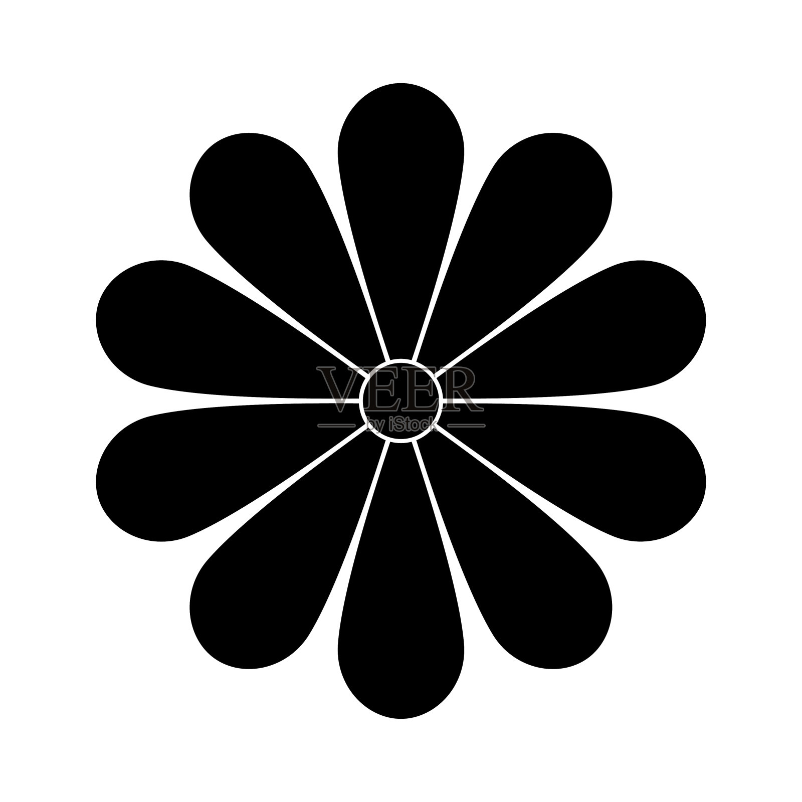 日本菊菊花矢无缝图案。向量设计元素图片