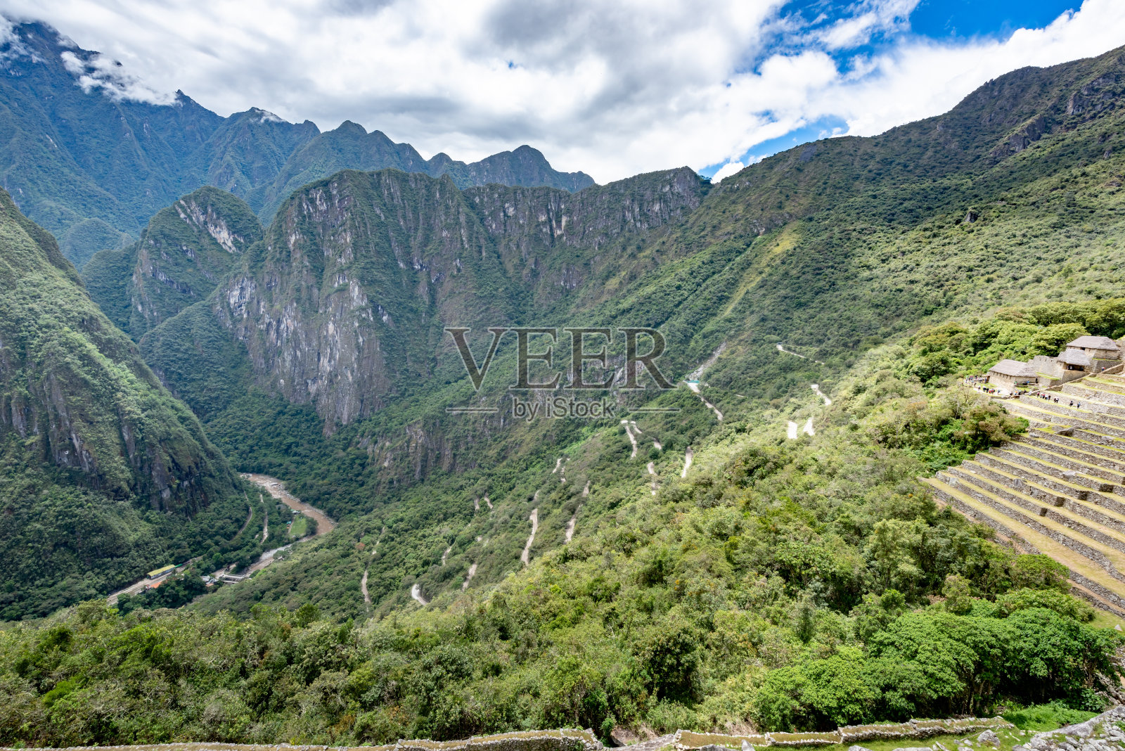 秘鲁奥兰塔坦博古印加遗址照片摄影图片