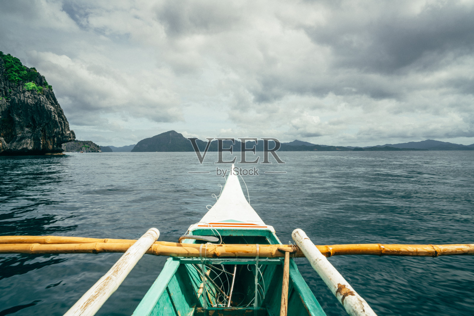 Longtale 船，爱妮岛，菲律宾照片摄影图片
