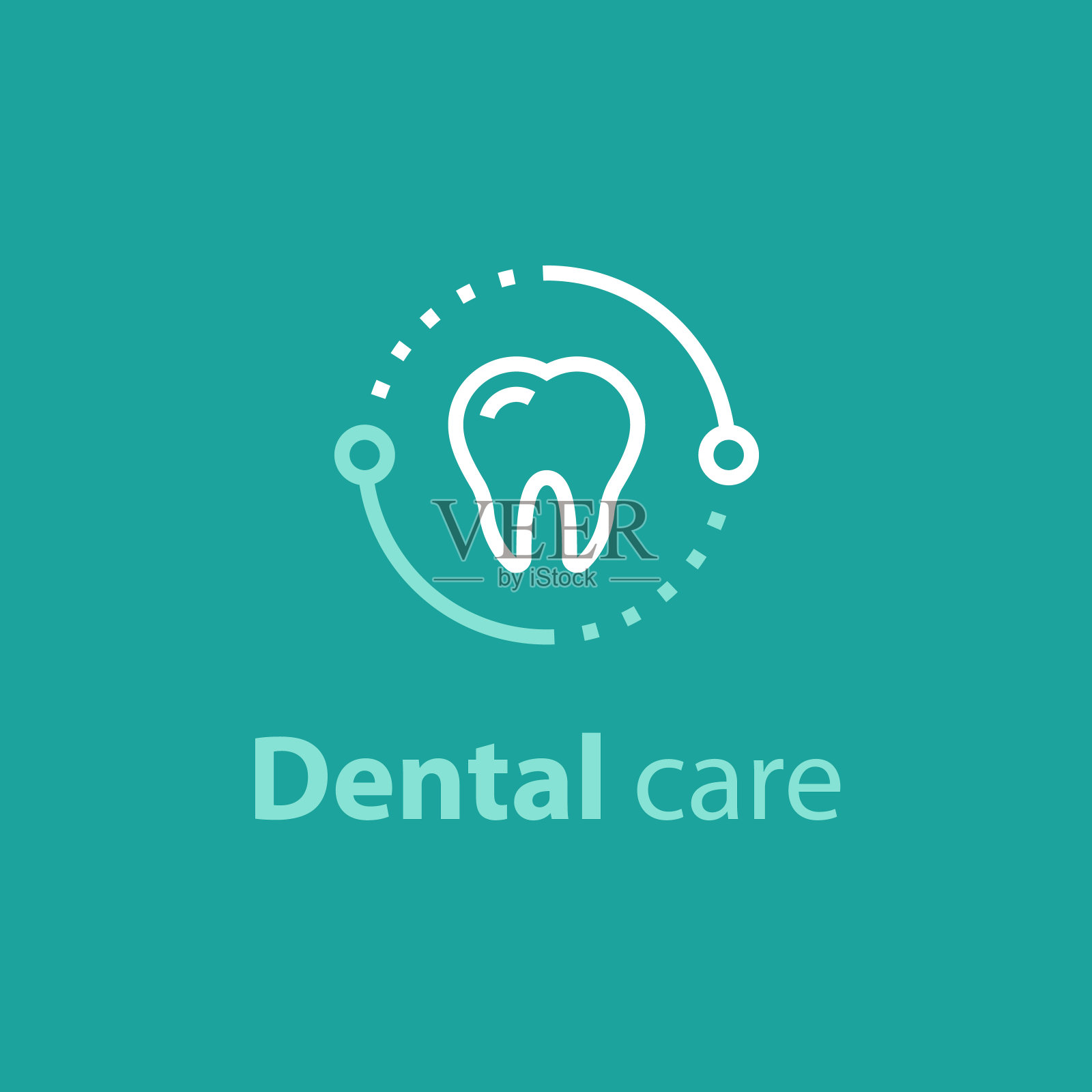 口腔服务，牙科保健，预防检查，卫生和治疗插画图片素材
