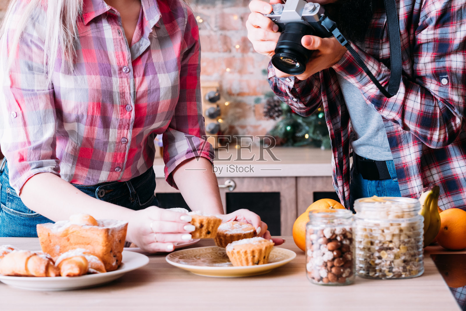 美食博客甜品照片新鲜的松饼糕点照片摄影图片