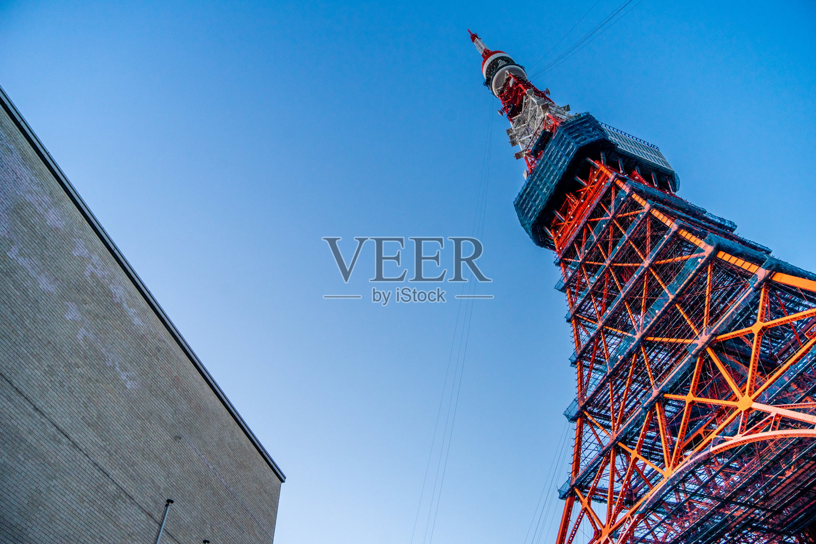 东京塔的中午在日本东京照片摄影图片