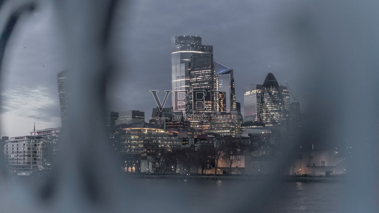伦敦城市天际线-英国照片摄影图片