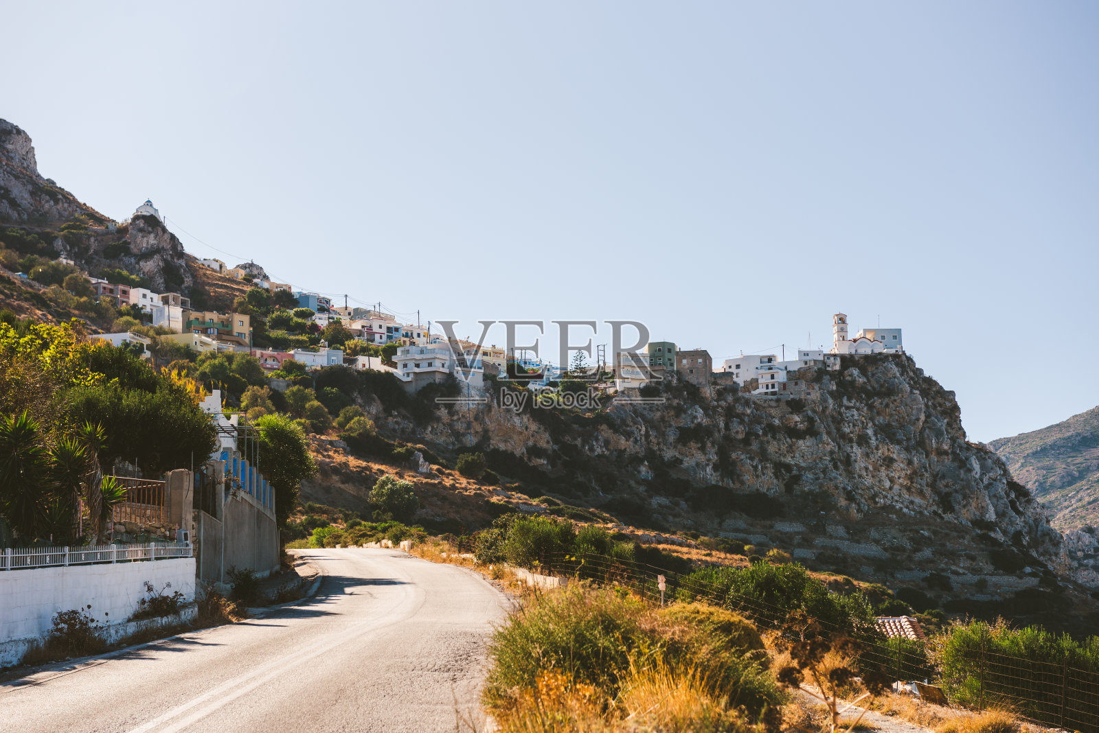 希腊喀帕索斯的米奈忒斯之路照片摄影图片