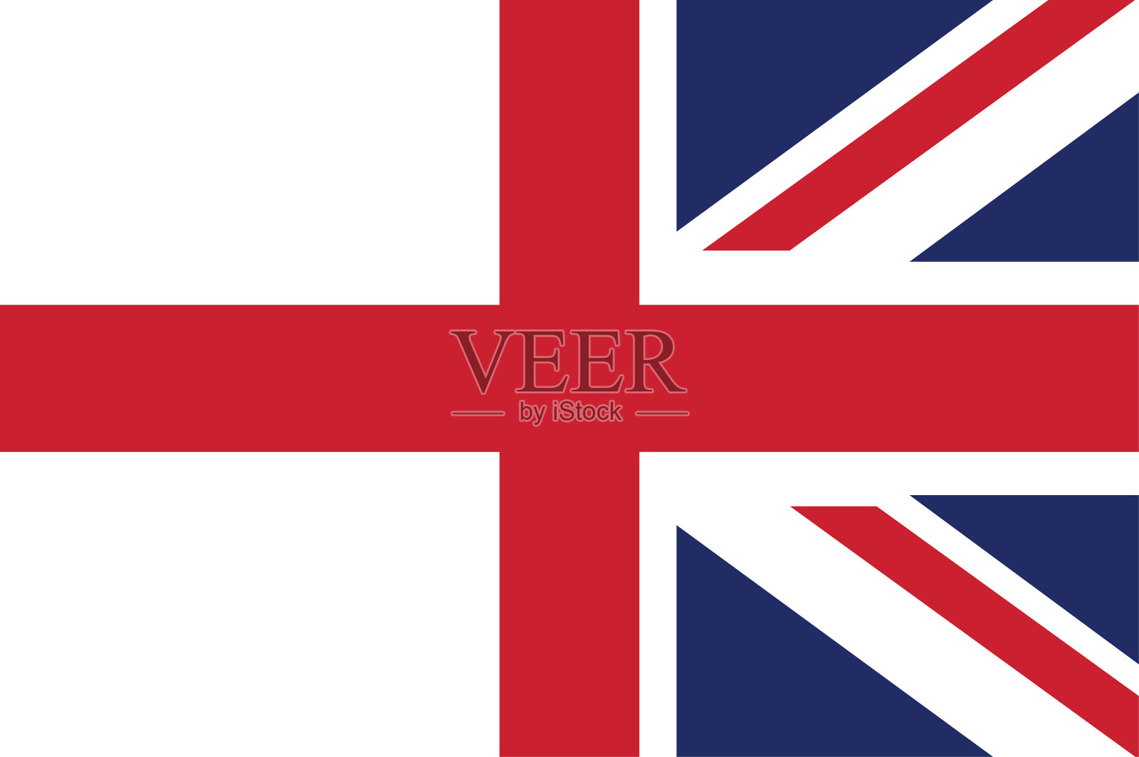 半英国国旗和半英国国旗插画图片素材