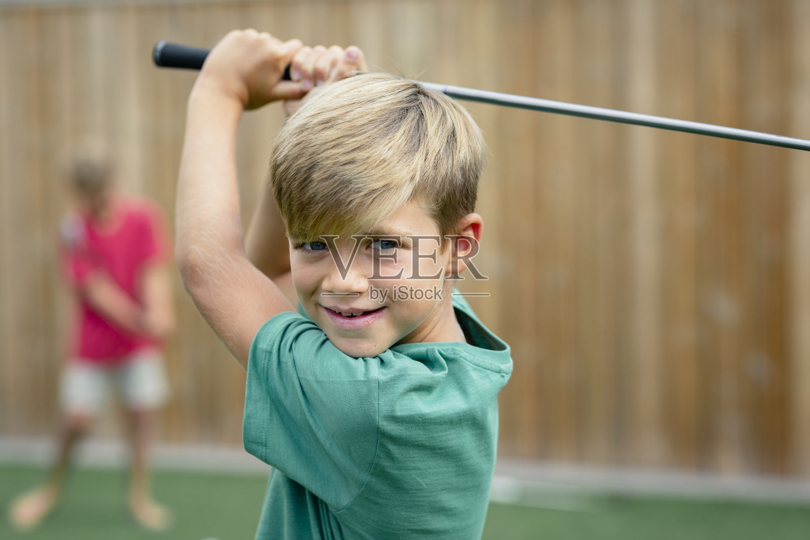 我要成为一名高尔夫球手!照片摄影图片