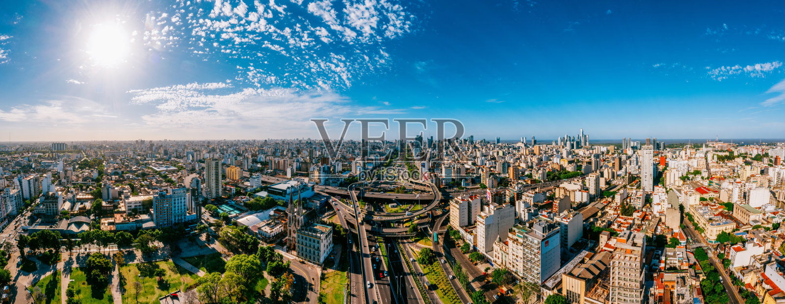 布宜诺斯艾利斯的天际线照片摄影图片