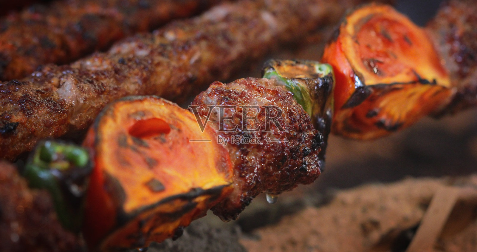 土耳其烤肉串照片摄影图片