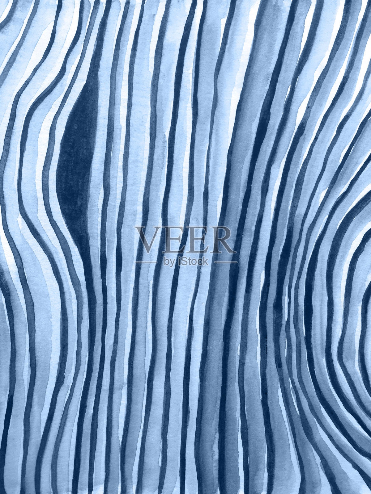 抽象水彩木纹表面纹理在蓝色插画图片素材