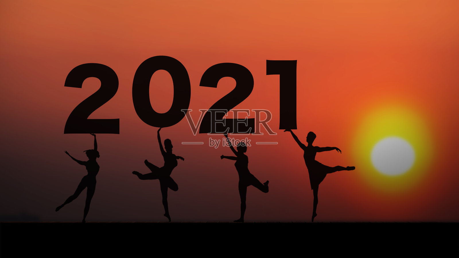 2021年新年概念照片摄影图片