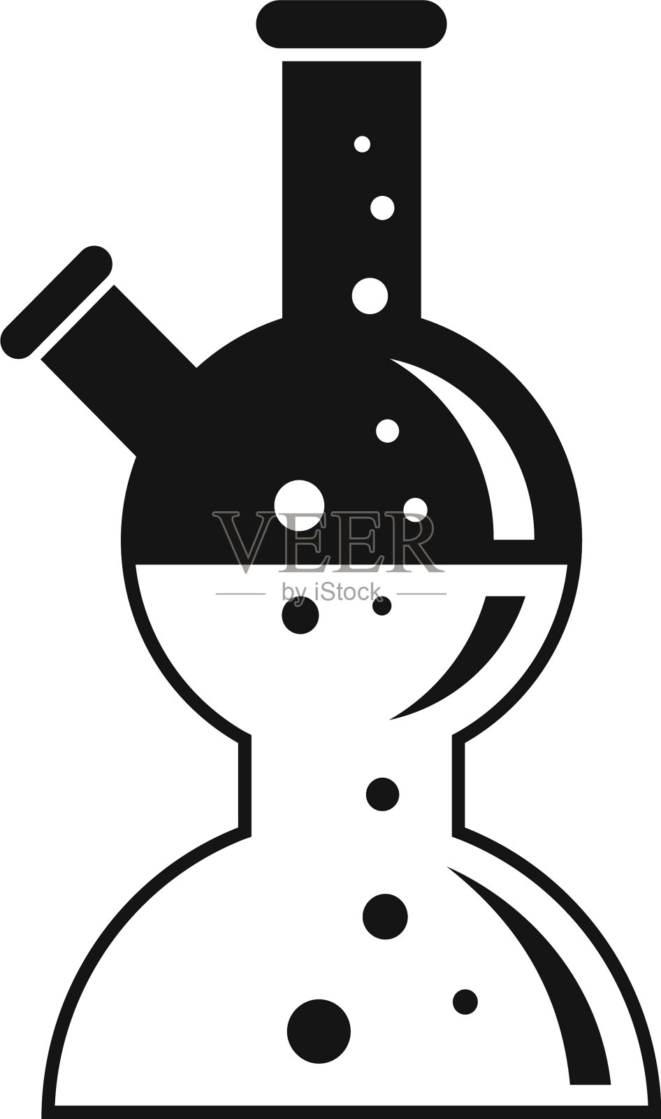 煮实验室锅图标简单风格设计元素图片
