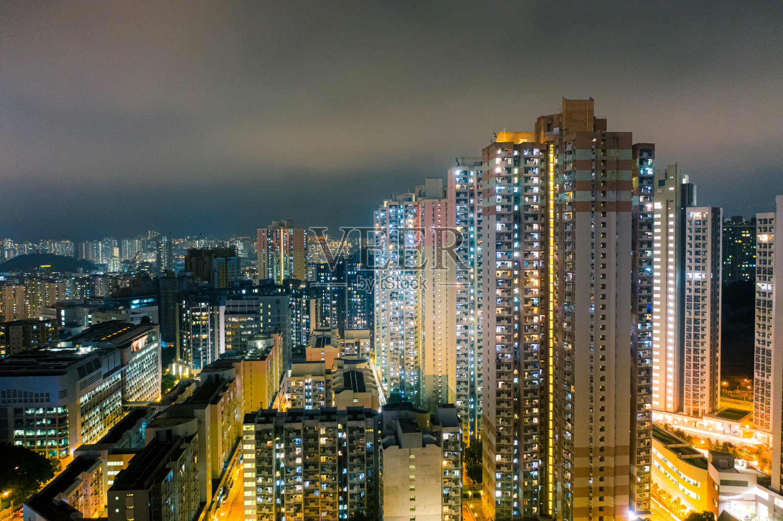 香港的住宅区照片摄影图片