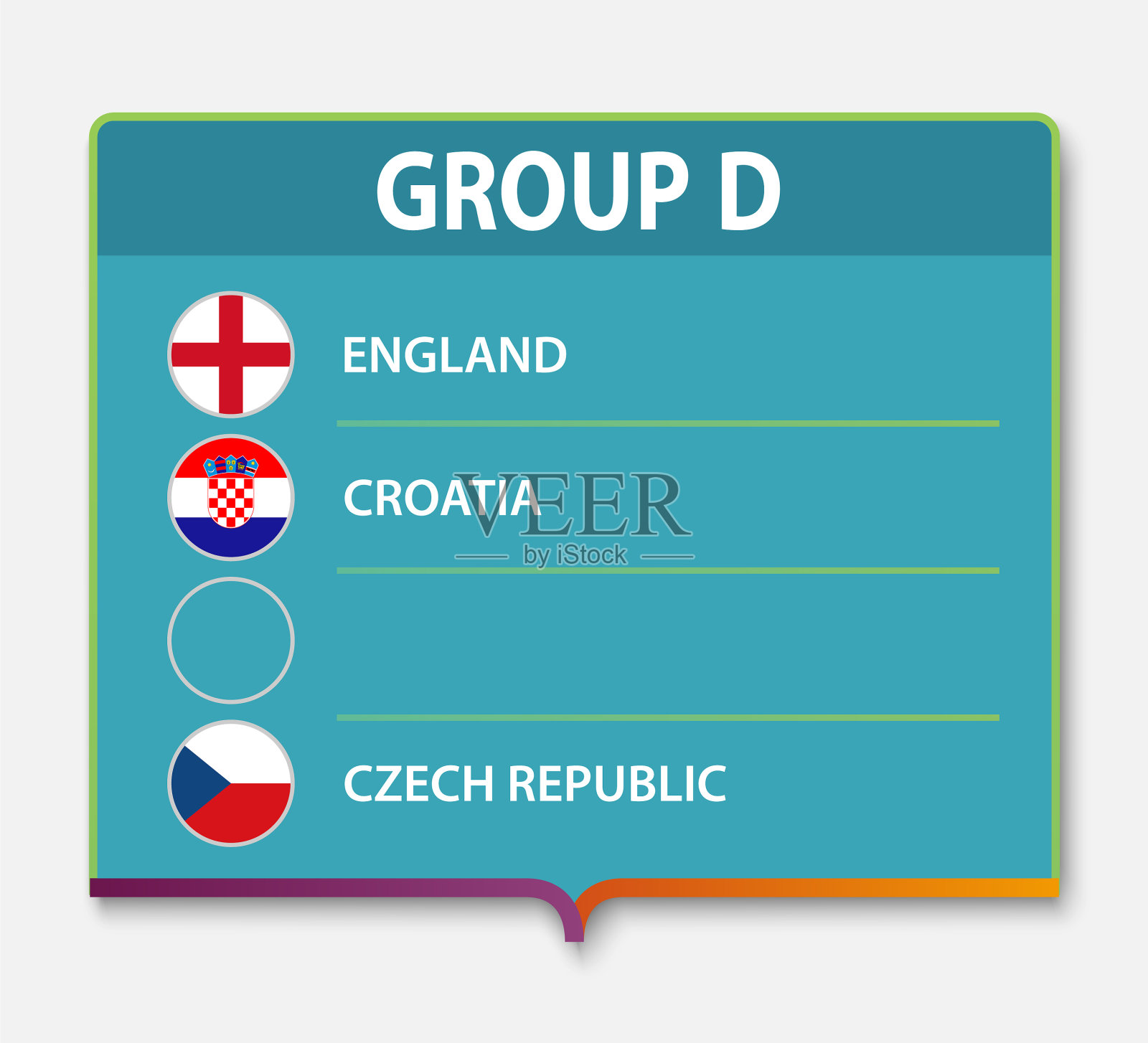 欧洲足球锦标赛小组插画图片素材