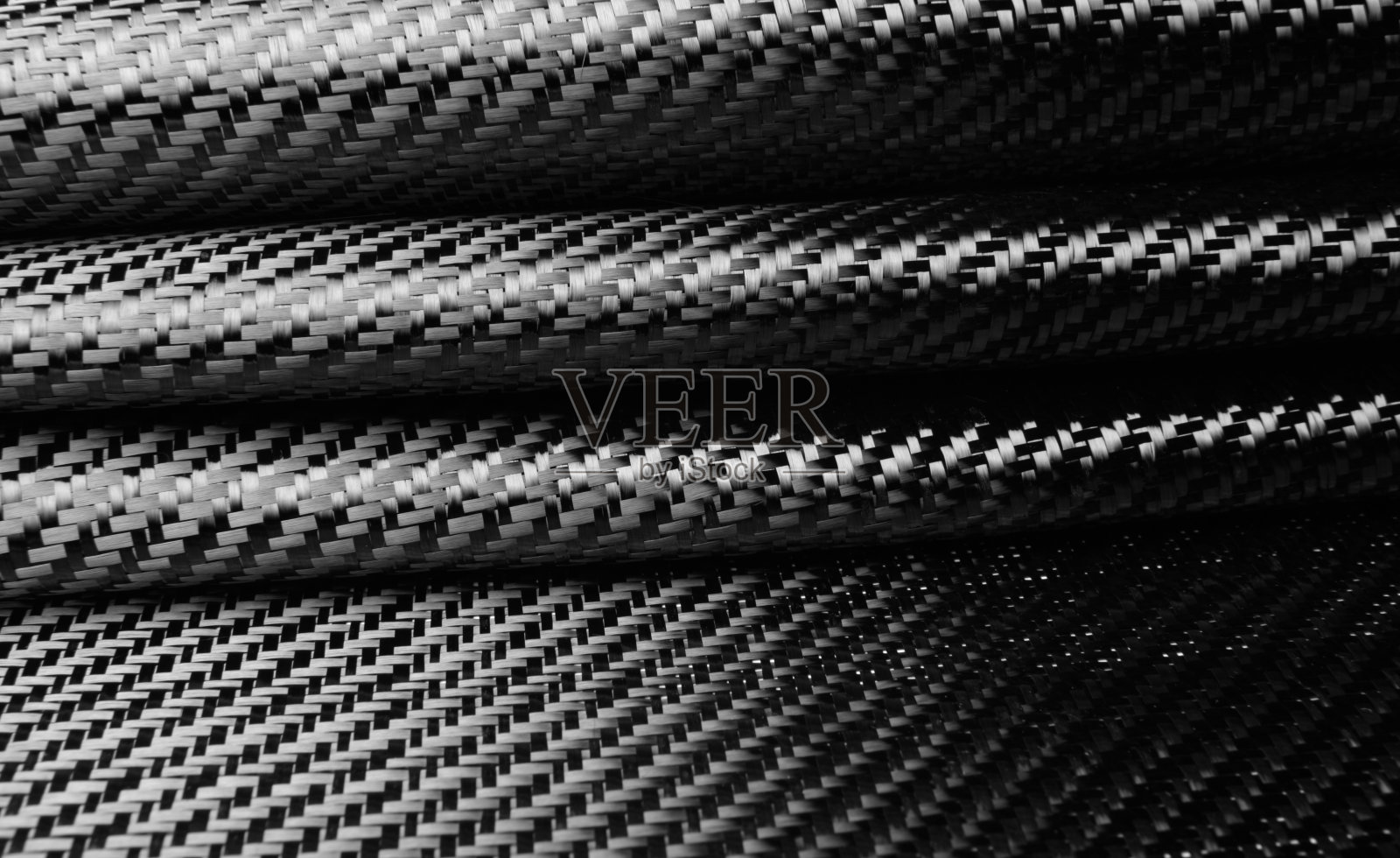碳纤维原料布。照片摄影图片