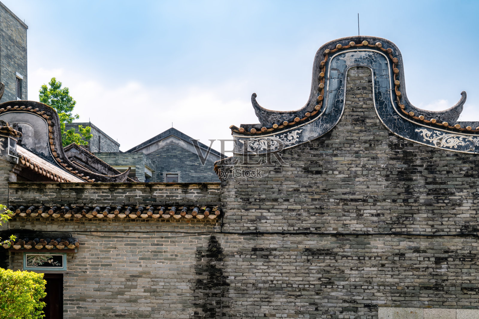 广州岭南古建筑景观照片摄影图片