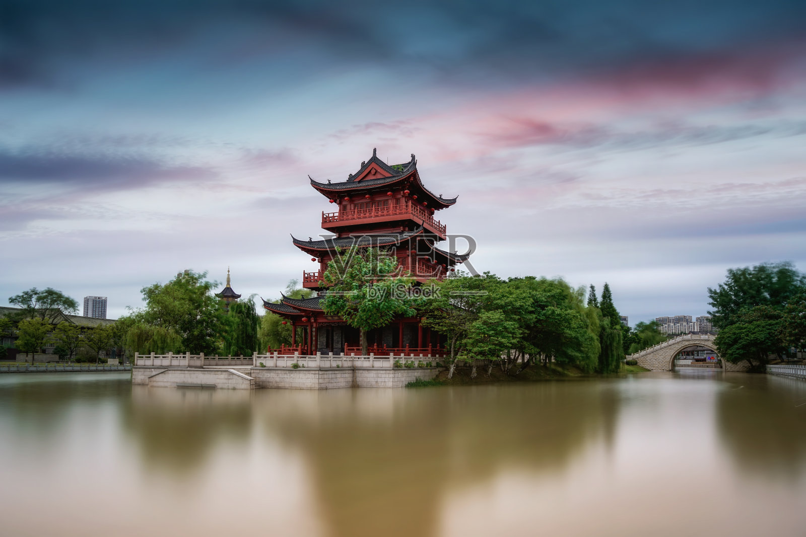 中国园林和古代建筑景观照片摄影图片