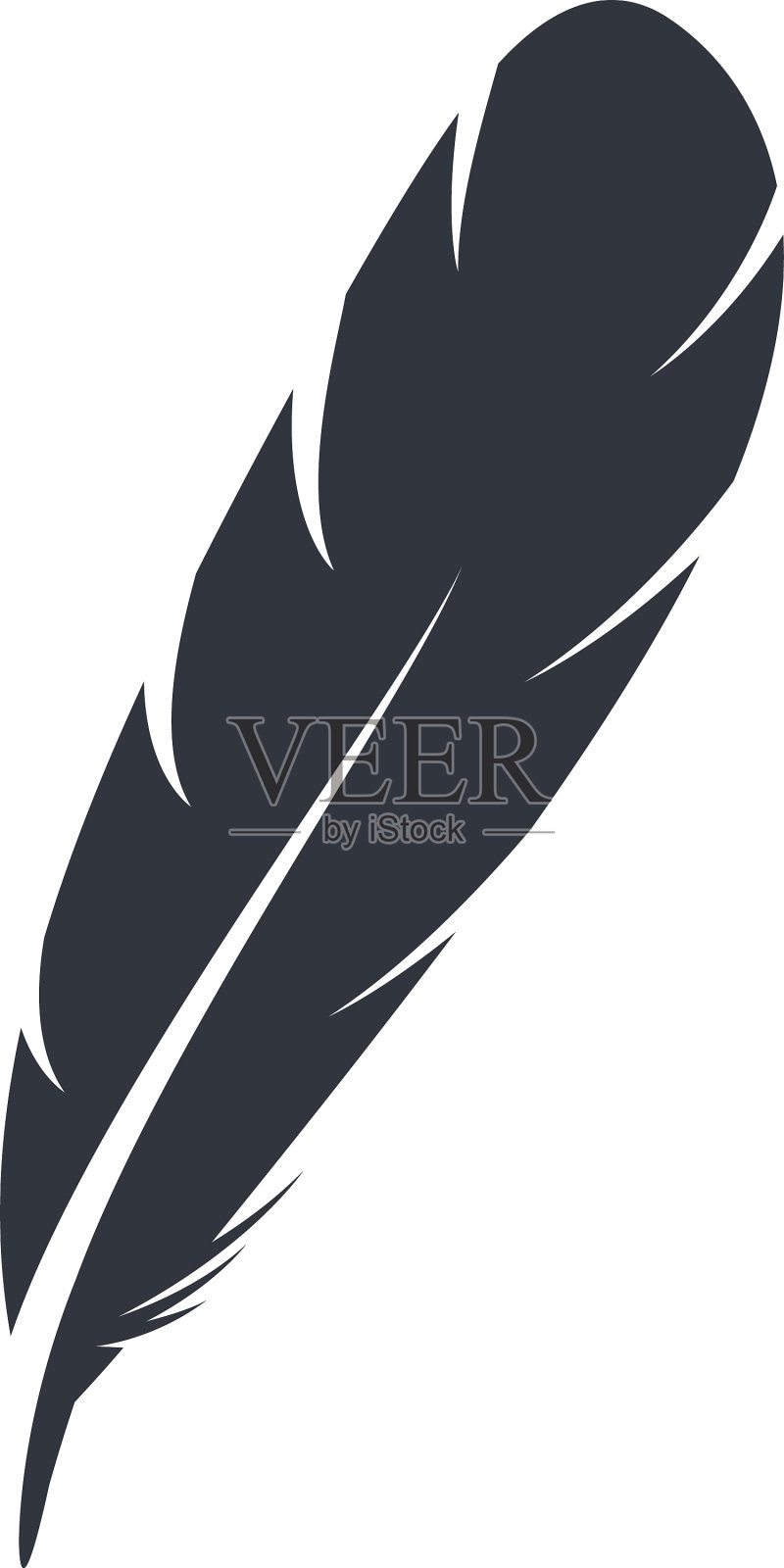 羽毛象征符号设计元素图片