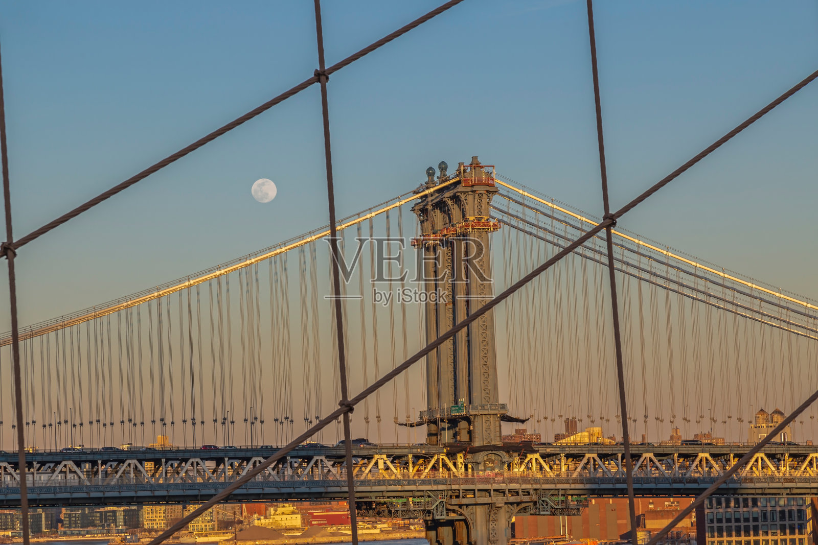 曼哈顿桥，纽约，美国照片摄影图片