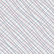 棉织物的无缝几何抽象图案粉蓝色对角波浪条纹设计。向量插画图片