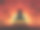 佛陀在日落的背景与棕榈树素材图片