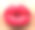 女人的嘴唇用红色的口红和亲吻手势素材图片