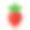 草莓水果符号向量图标。成熟的浆果插图。经营理念简单，平面象形，孤立透明背景。素材图片
