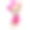 带粉色蝴蝶结插图的小吉娃娃狗素材图片