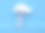 蓝色背景上的白云和云梯素材图片