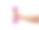女性的手拿着一个白色孤立背景上的粉色塑料哑铃素材图片