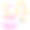 白色的独角兽，粉红色的云，彩虹，糖果，一套可爱的插图。水彩童话元素孤立的白色背景素材图片
